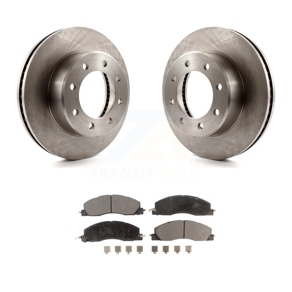 Kit de rotors de frein à disque avant et plaquettes semi-métalliques pour Ram 3500 2500 1500 Dodge