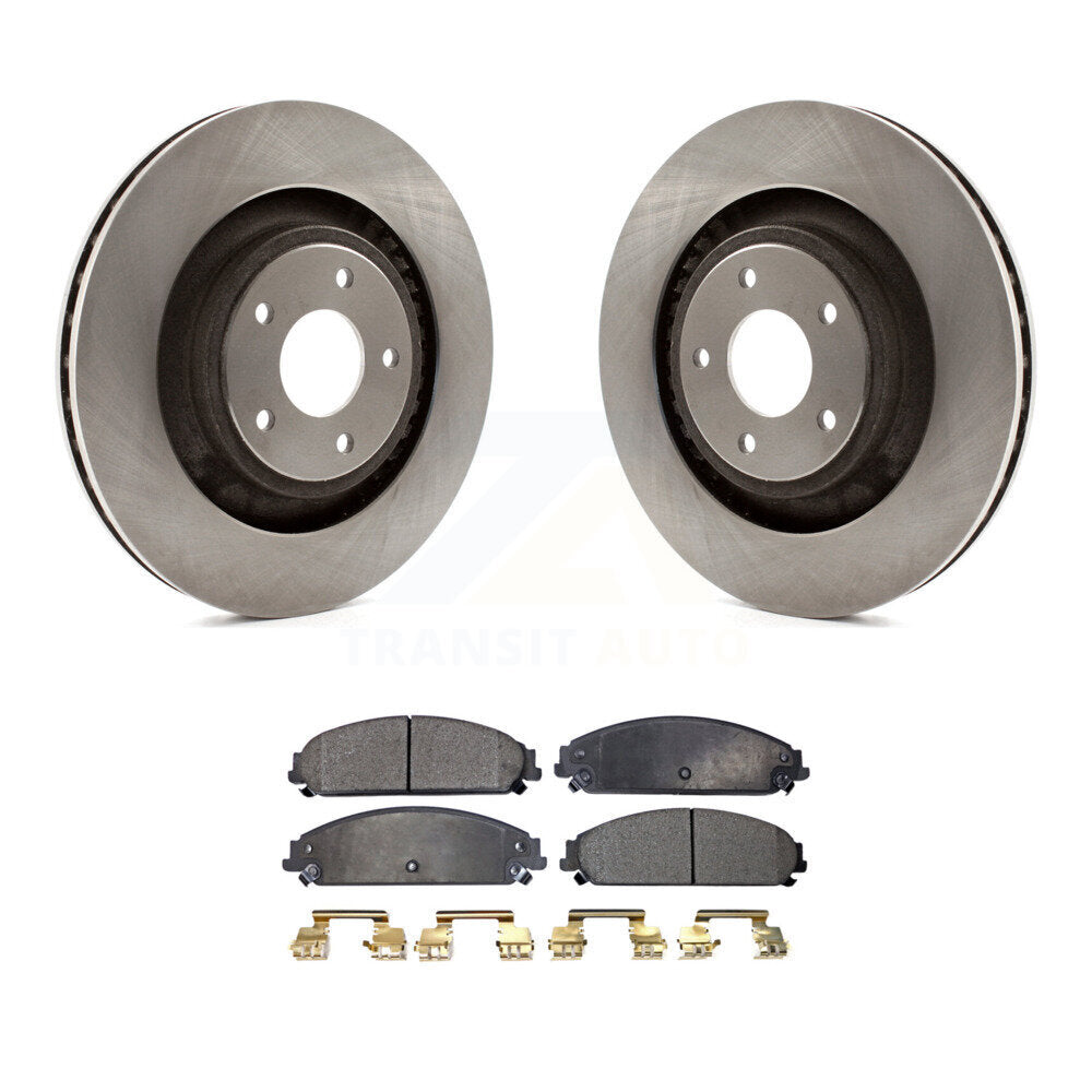 Kit de rotor de frein avant et de plaquettes semi-métalliques pour Dodge Chrysler 200 calibre Avenge
