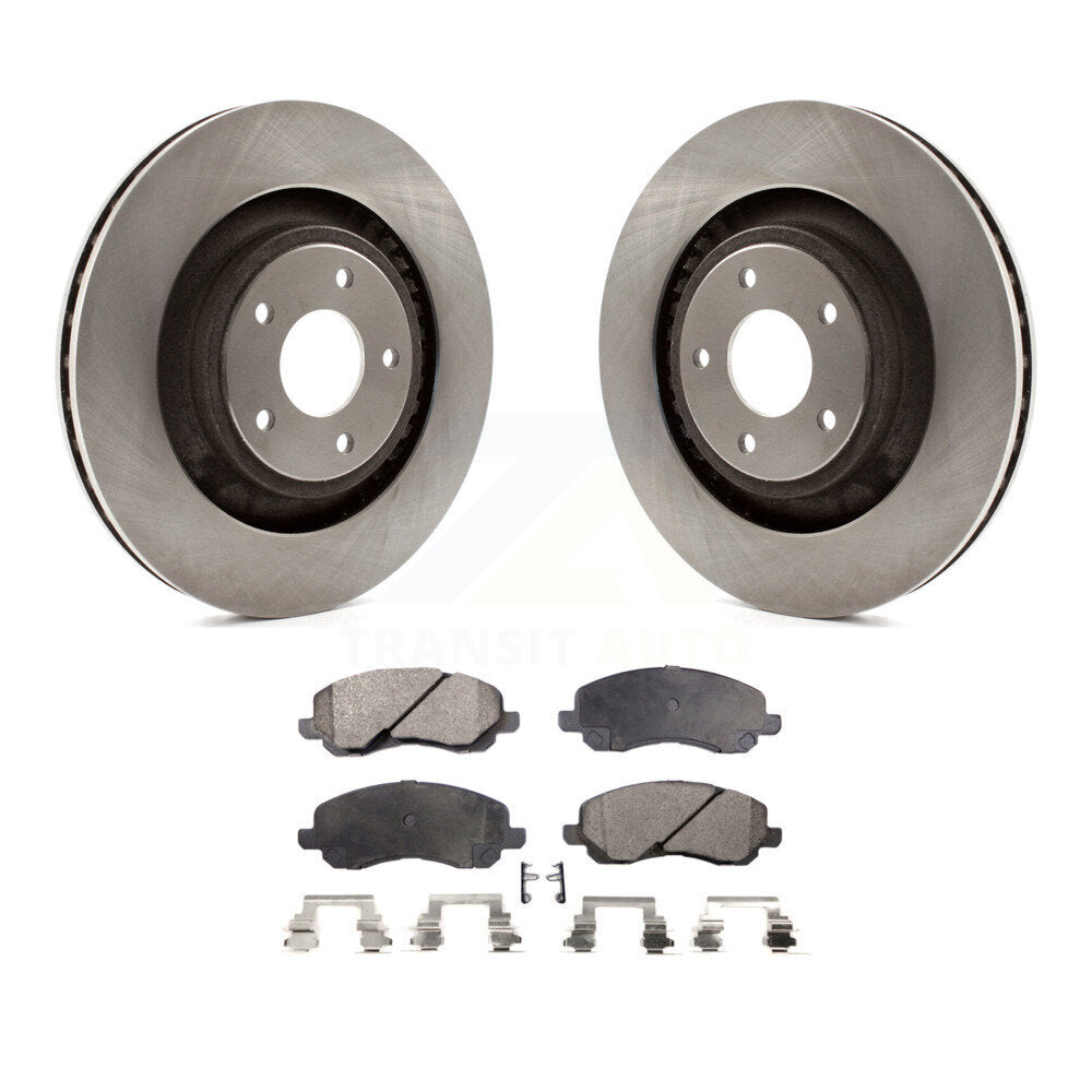 Kit de rotor de frein avant et de plaquettes semi-métalliques pour Dodge Caliber Chrysler 200 Avenge