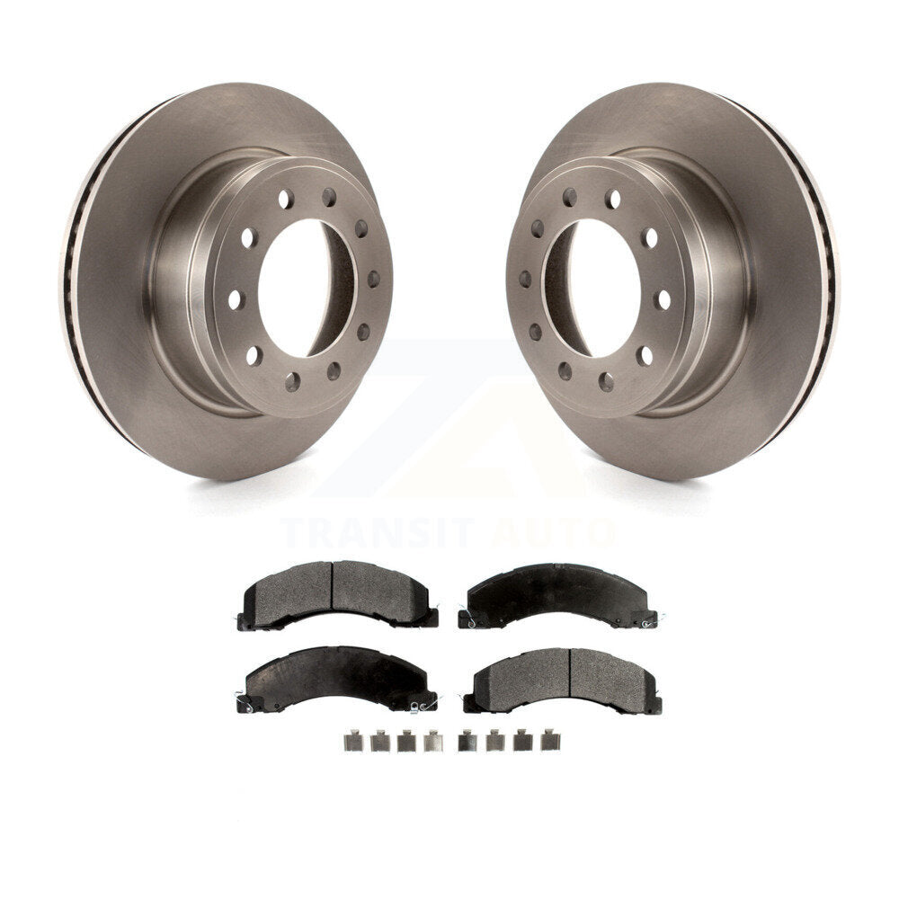 Kit de rotor de frein avant et de plaquettes semi-métalliques pour camion Ram Dodge Sterling 4500 550