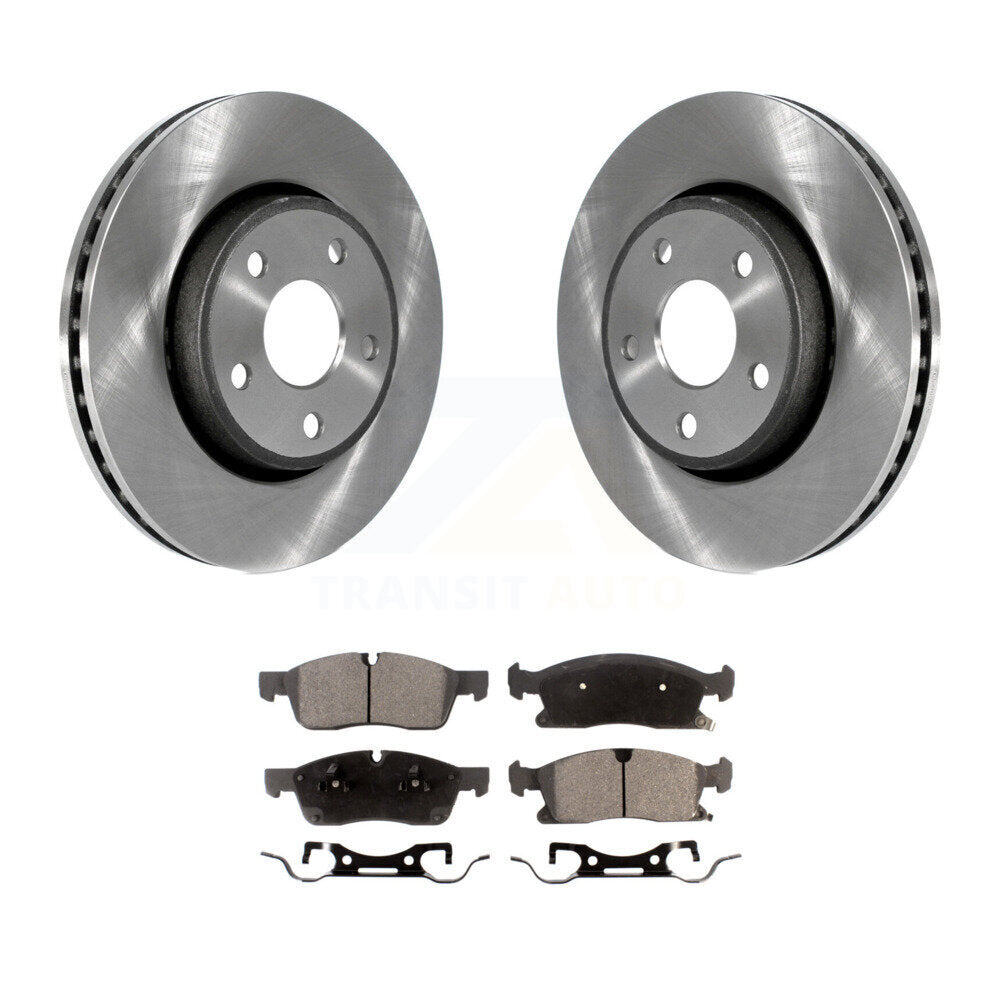 Rotors de frein avant et kit de plaquettes semi-métalliques pour Jeep Grand Cherokee Dodge Durang