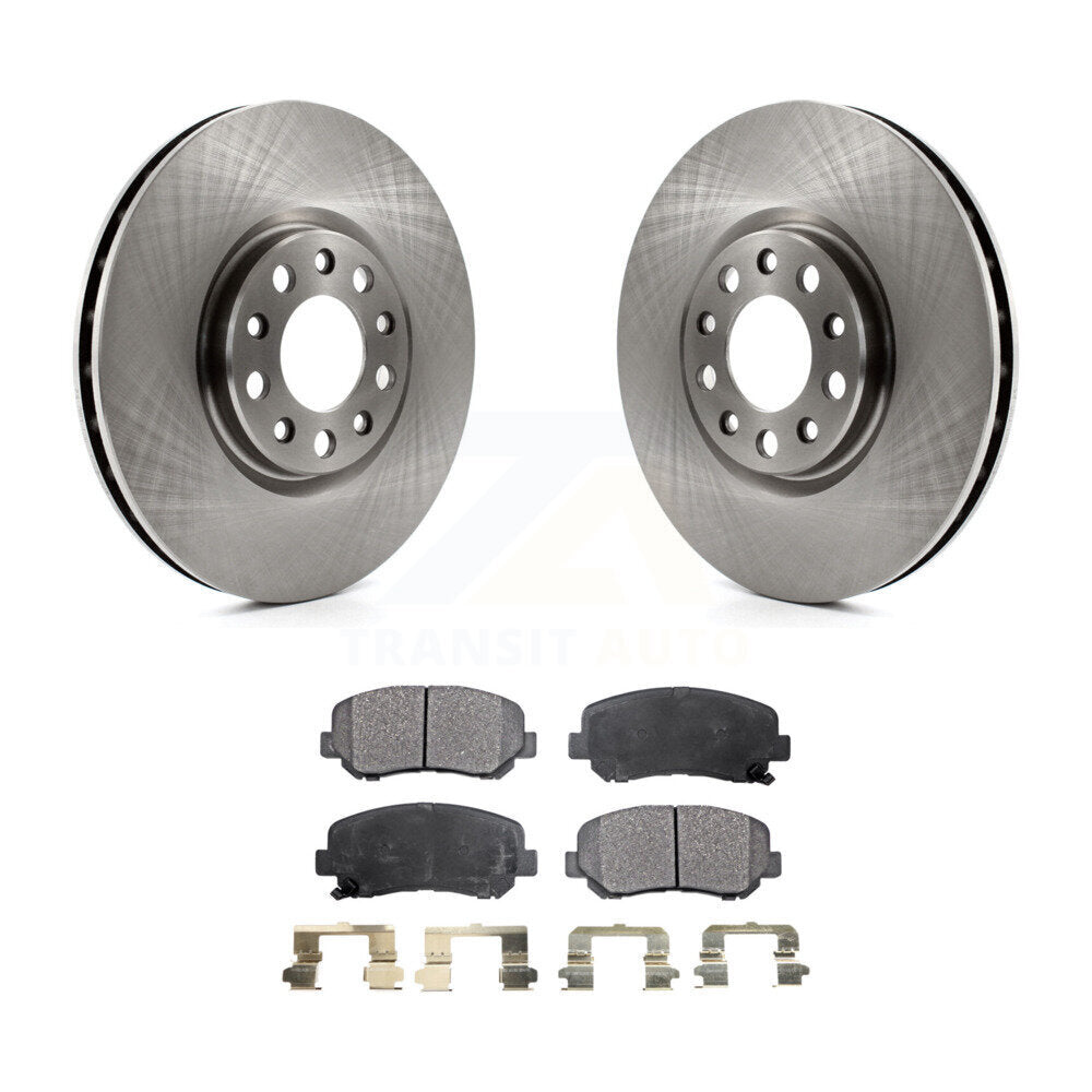 Kit de rotors de frein à disque avant et plaquettes semi-métalliques pour Chrysler 200 Dodge Dart