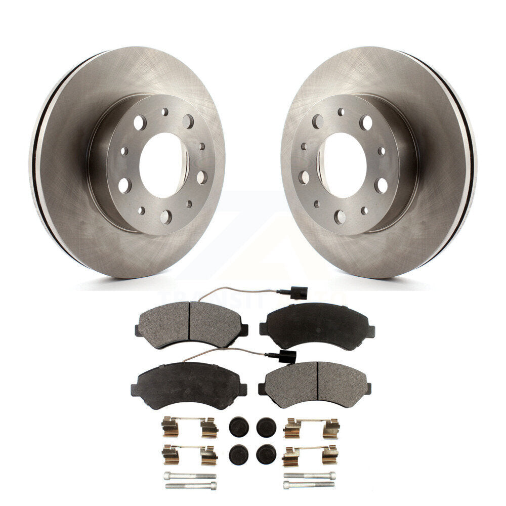 Rotors de frein à disque avant et Kit de plaquettes semi-métalliques pour Ram ProMaster 2500 3500 150