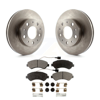 Rotors de frein à disque avant et Kit de plaquettes semi-métalliques pour Ram ProMaster 2500 3500 150