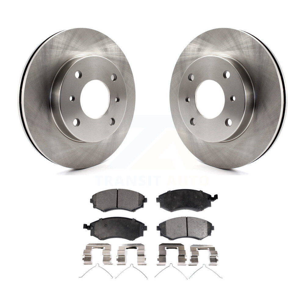 Kit de disques de frein à disque avant et plaquettes semi-métalliques pour INFINITI G20 K8F-100251