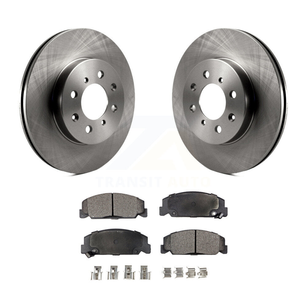Kit de plaquettes semi-métalliques de rotor de frein avant pour Honda Civic LX 1997 avec 4 roues AB