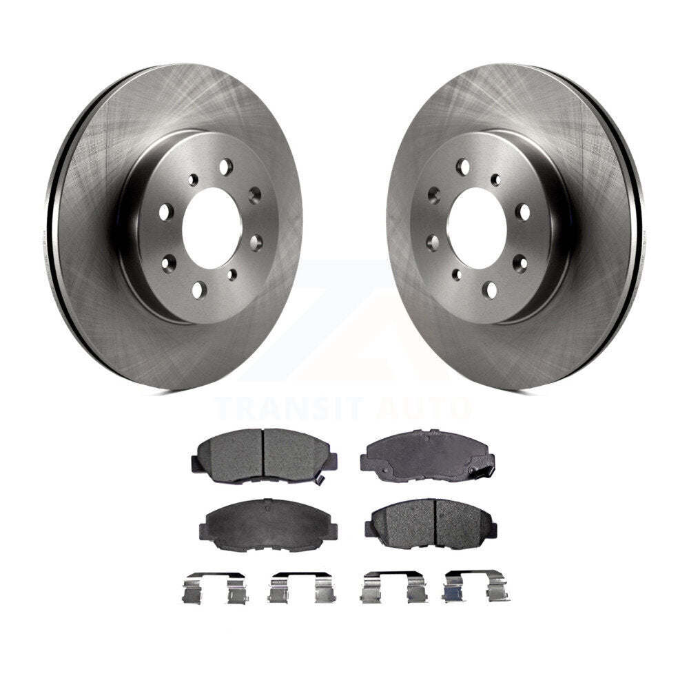 Rotors de frein à disque avant et Kit de plaquettes semi-métalliques pour Honda Civic Acura EL Insigh