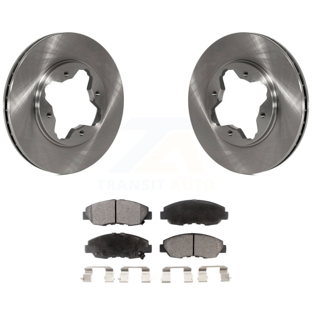 Kit de rotors de frein à disque avant et plaquettes semi-métalliques pour Honda Accord Acura CL