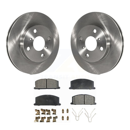 Kit de rotors de frein à disque avant et plaquettes semi-métalliques pour Toyota Tercel Paseo
