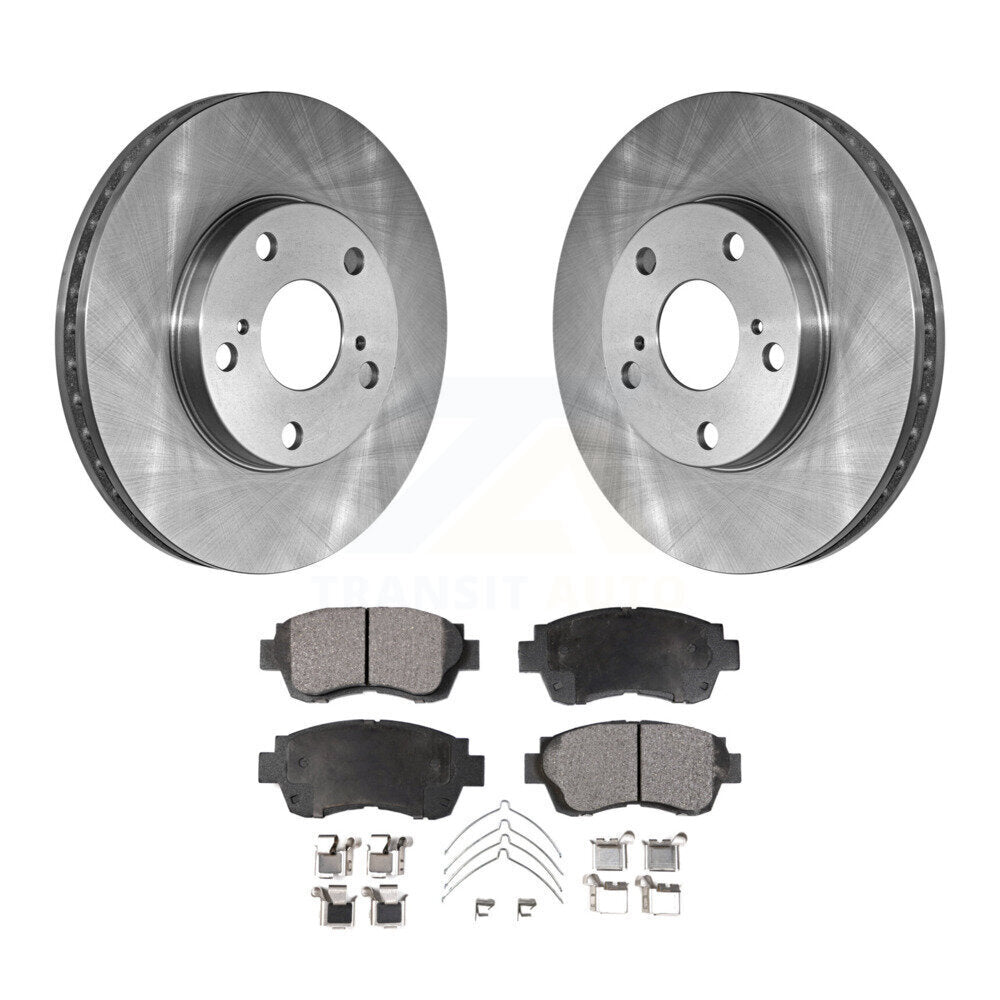 Kit de rotor de frein avant et de plaquettes semi-métalliques pour Toyota Camry Sienna Avalon Lexu