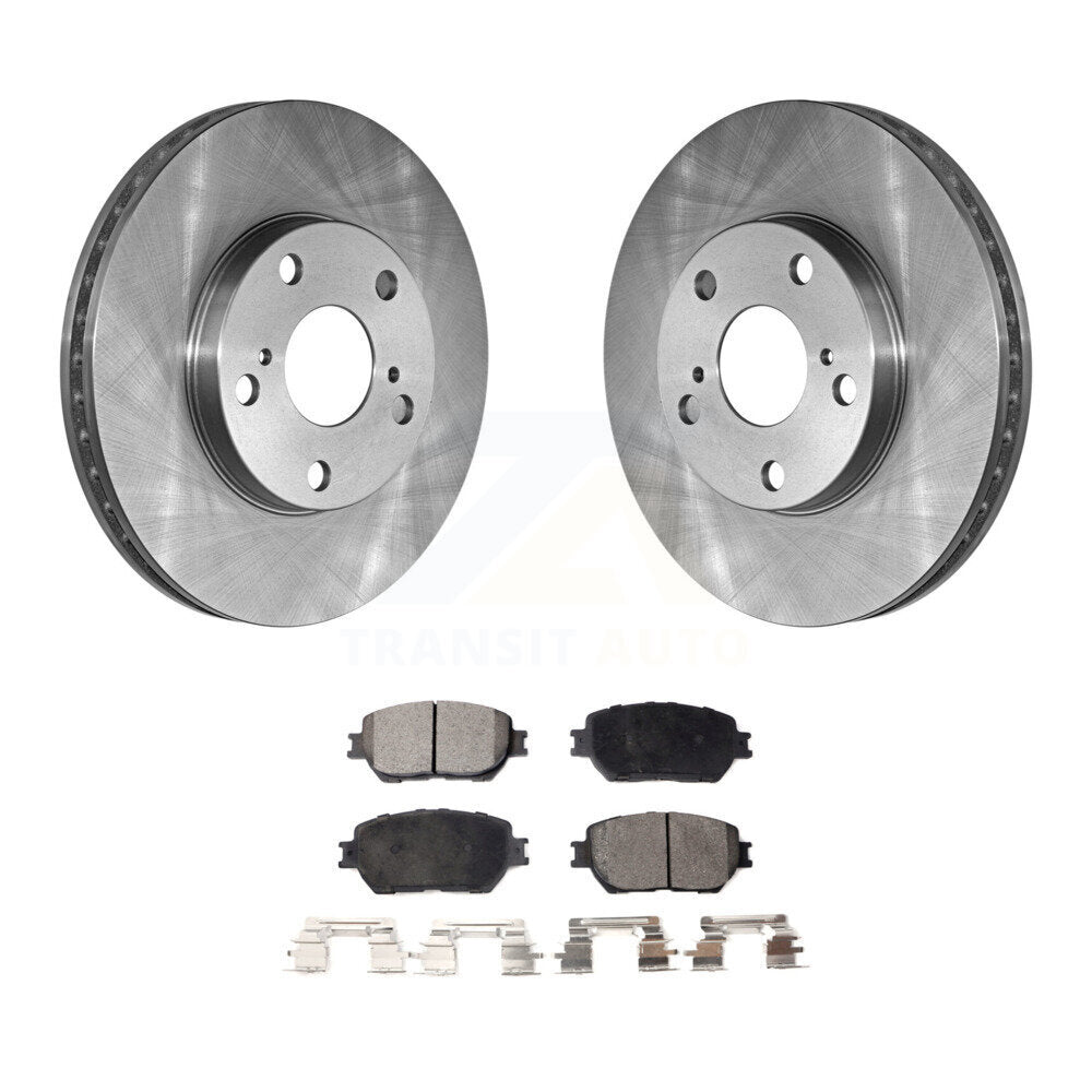 Kit de disques de frein à disque avant et plaquettes semi-métalliques pour Toyota Camry K8F-100269
