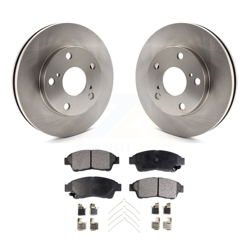 Kit de disques de frein à disque avant et plaquettes semi-métalliques pour Toyota Camry 2,2 l