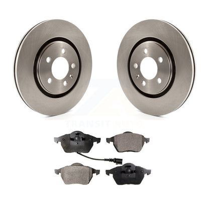 Kit de rotor de frein à disque avant et de plaquettes semi-métalliques pour Volkswagen Passat 2.8 1996