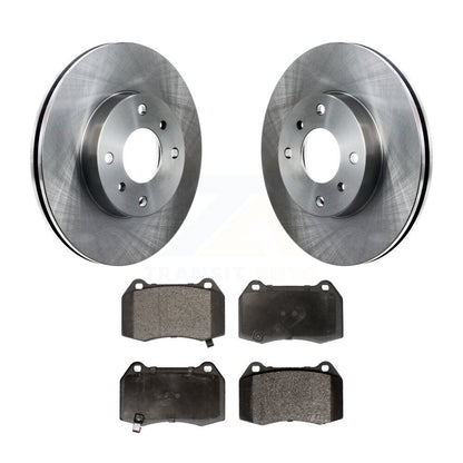 Kit de plaquettes de frein semi-métalliques pour rotors de frein avant pour Nissan Sentra avec étrier à 4 pistons