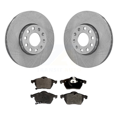 Kit de disques de frein à disque avant et plaquettes semi-métalliques pour Volkswagen Passat Audi A