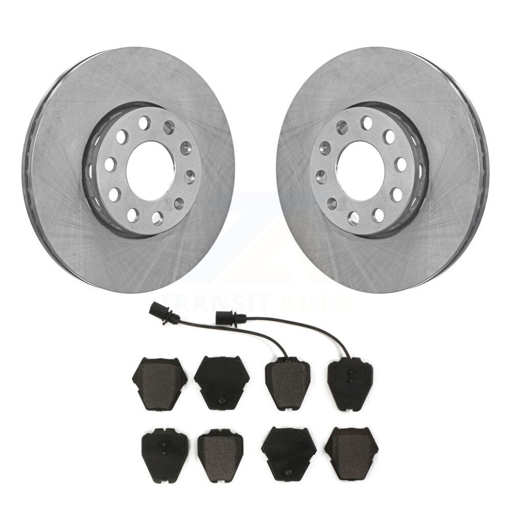 Rotors de frein avant et Kit de plaquettes semi-métalliques pour Volkswagen Passat Audi A4 Quattr
