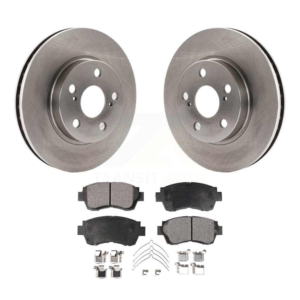 Kit de disques de frein à disque avant et plaquettes semi-métalliques pour Toyota Celica 1998
