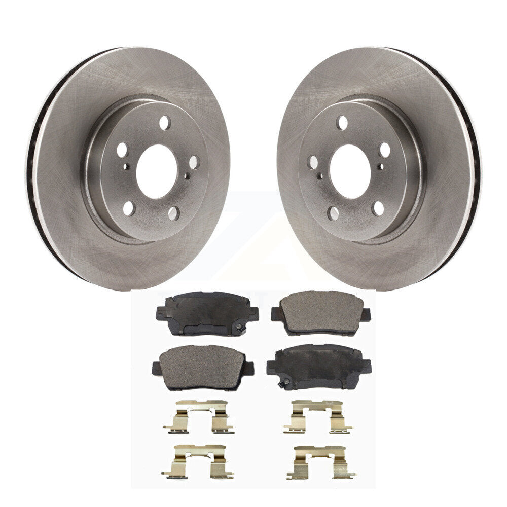 Kit de disques de frein à disque avant et plaquettes semi-métalliques pour Toyota Celica GT 2000