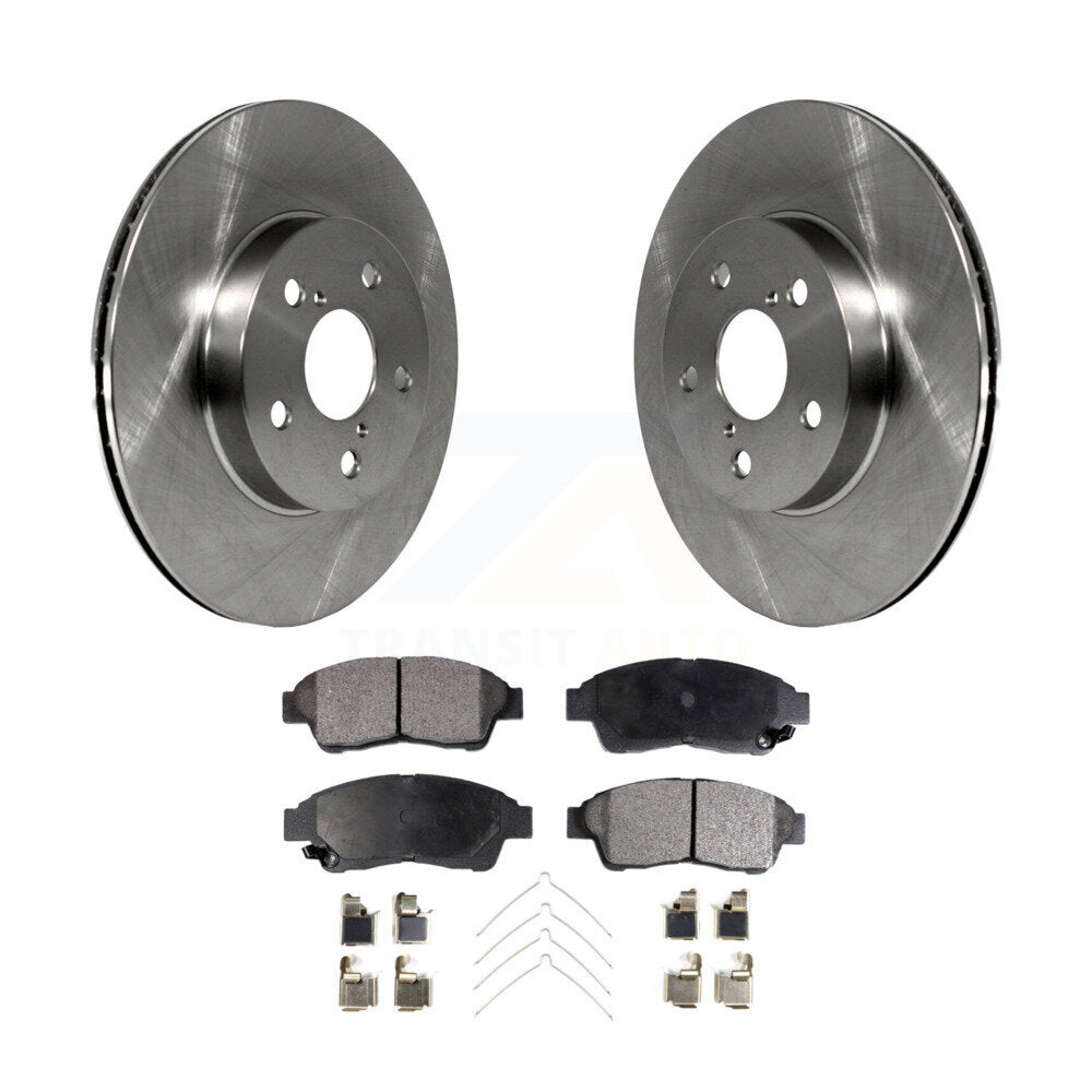 Kit de disques de frein à disque avant et plaquettes semi-métalliques pour Toyota RAV4 1996-2000