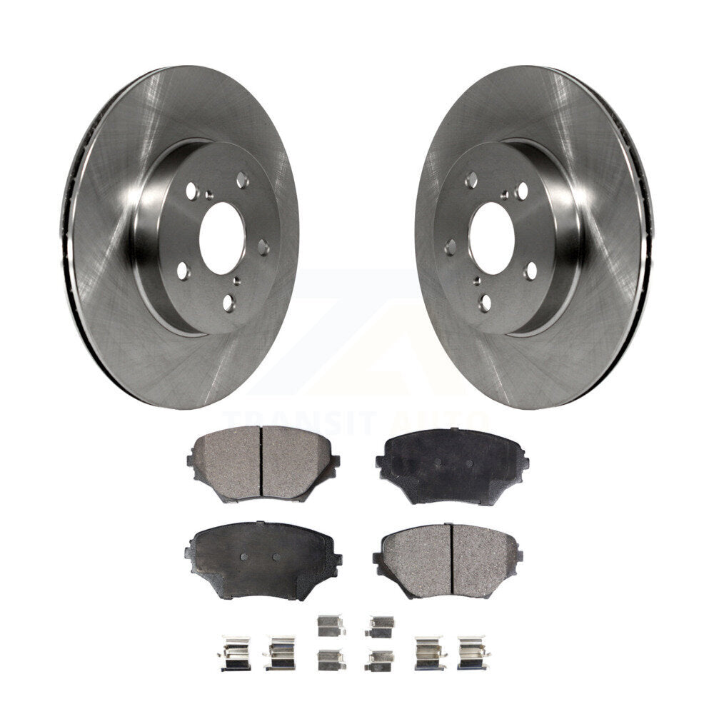 Kit de disques de frein à disque avant et plaquettes semi-métalliques pour Toyota RAV4 K8F-100289