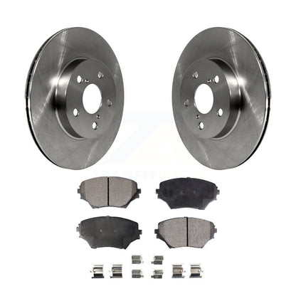 Kit de disques de frein à disque avant et plaquettes semi-métalliques pour Toyota RAV4 K8F-100289