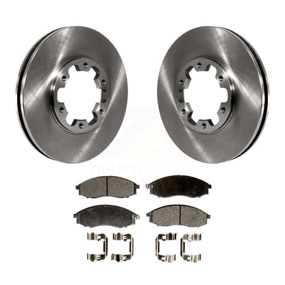 Kit de disques de frein à disque avant et plaquettes semi-métalliques pour Nissan Xterra Frontier