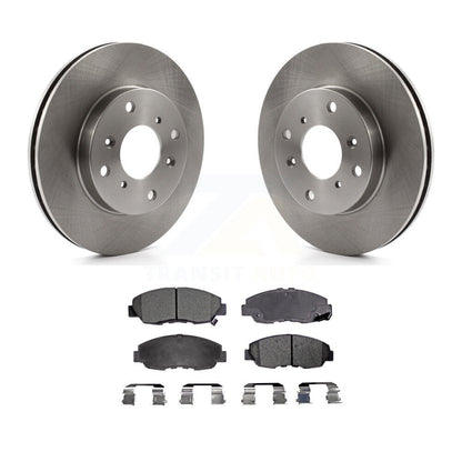 Kit de rotor de frein avant et de plaquettes semi-métalliques pour Honda Accord Sedan 98-02 avec 2.3
