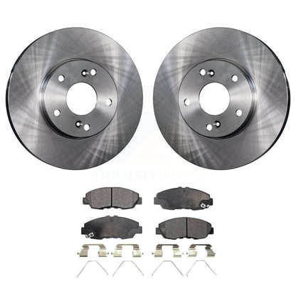 Kit de rotor de frein à disque avant et de plaquettes semi-métalliques pour Honda Civic Tourin 2014-2015
