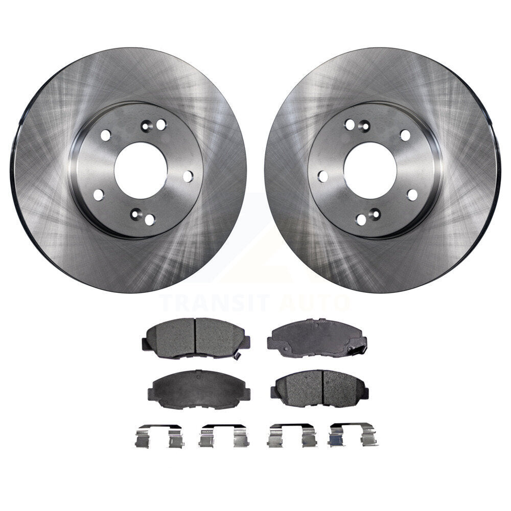 Kit de disques de frein à disque avant et plaquettes semi-métalliques pour Honda Civic GX 2011