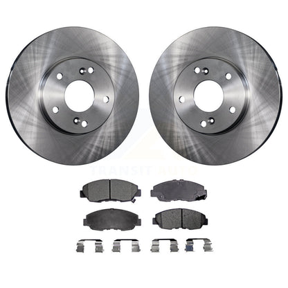 Kit de disques de frein à disque avant et plaquettes semi-métalliques pour Honda Civic GX 2011