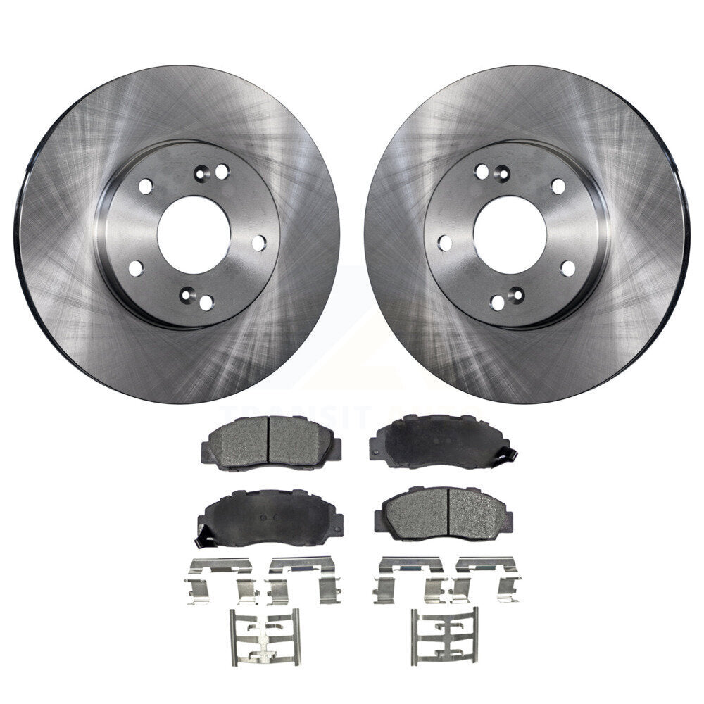 Kit de rotor de frein à disque avant et de plaquettes semi-métalliques pour Honda Accord 3.0 de 1998 à 2002