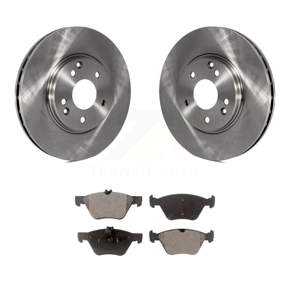 Kit de rotor de frein avant et de plaquettes semi-métalliques pour Mercedes-Benz E320 Chrysler CLK32