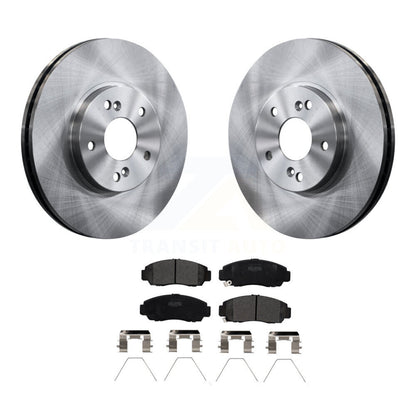 Kit de rotors de frein à disque avant et plaquettes semi-métalliques pour Honda Accord Acura TSX