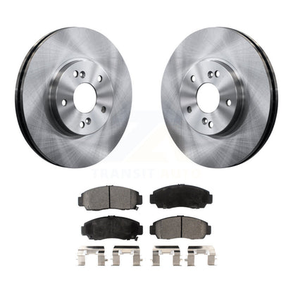 Rotors de frein à disque avant et Kit de plaquettes semi-métalliques pour Honda Accord Acura TSX TL C