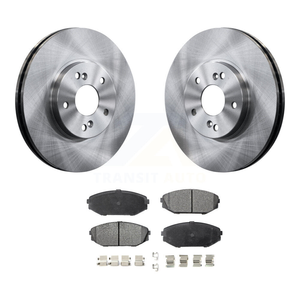 Kit de disques de frein à disque avant et plaquettes semi-métalliques pour Honda Odyssey Acura MDX
