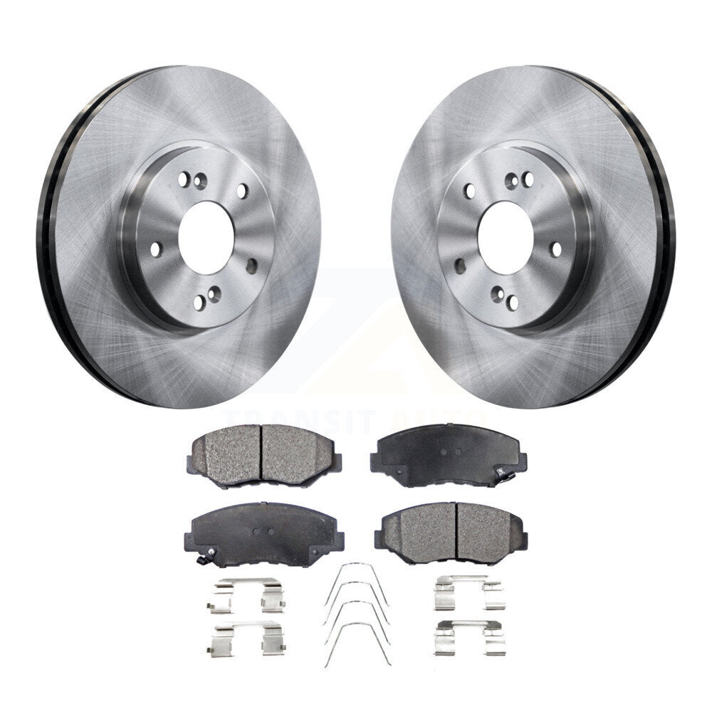 Kit de disques de frein à disque avant et plaquettes semi-métalliques pour Honda Pilot Accord