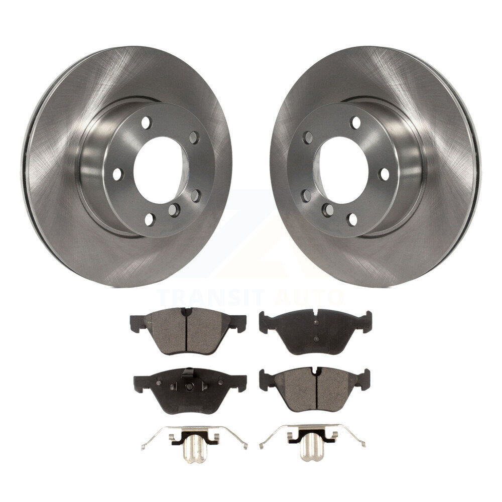Kit de disques de frein à disque avant et plaquettes semi-métalliques pour BMW 528i 525i K8F-100319