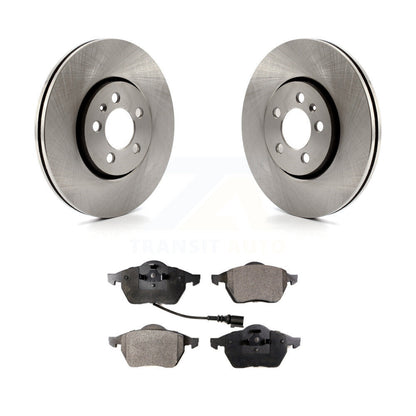 Rotors de frein à disque avant et Kit de plaquettes semi-métalliques pour Volkswagen Jetta Golf Beetl