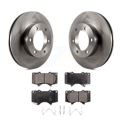 Kit de disques de frein à disque avant et plaquettes semi-métalliques pour Toyota Tundra Sequoia