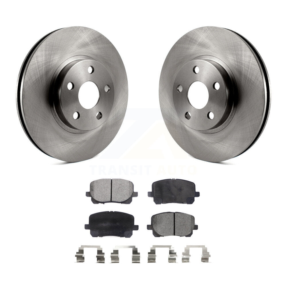 Kit de rotor de frein avant et de plaquettes semi-métalliques pour Toyota Corolla Matrix Pontiac Vib