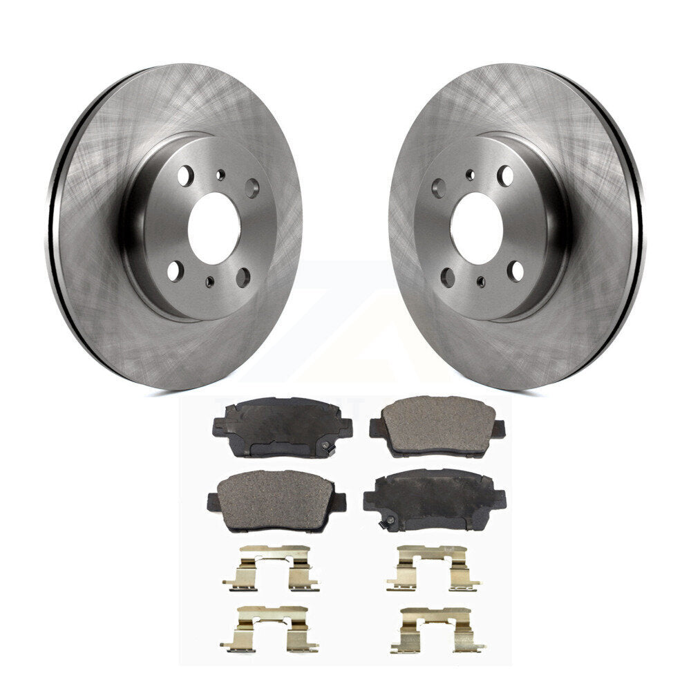 Kit de rotors de frein à disque avant et plaquettes semi-métalliques pour Toyota Echo MR2 Spyder