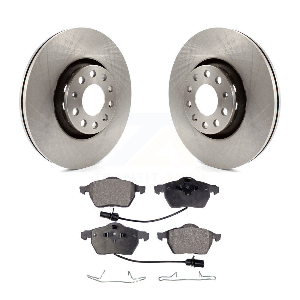Kit de rotors de frein à disque avant et plaquettes semi-métalliques pour Audi A4 Quattro A6 S6 S4