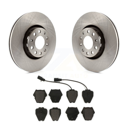 Kit de disques de frein à disque avant et plaquettes semi-métalliques pour Audi A8 Quattro