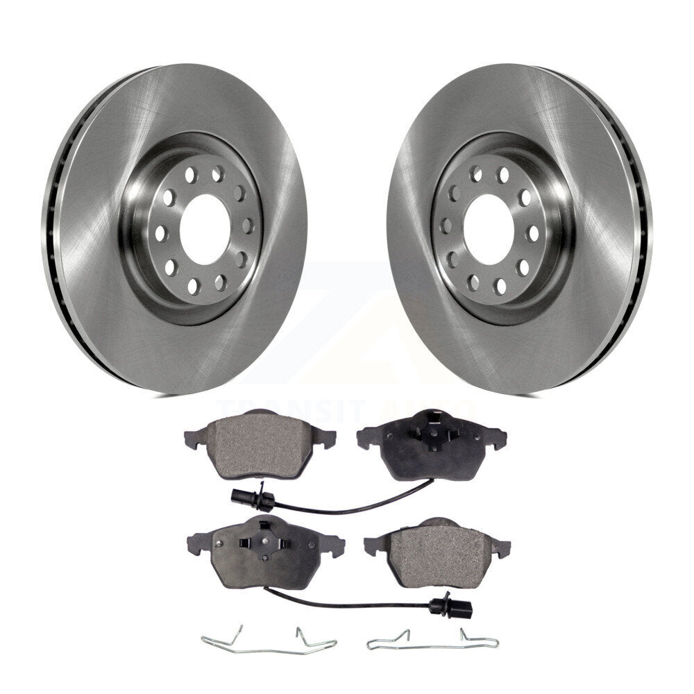 Kit de disques de frein à disque avant et plaquettes semi-métalliques pour Audi A6 Quattro S4