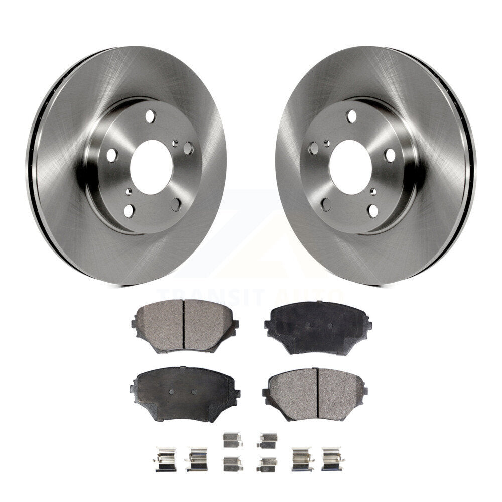 Kit de disques de frein à disque avant et plaquettes semi-métalliques pour Toyota RAV4 K8F-100348
