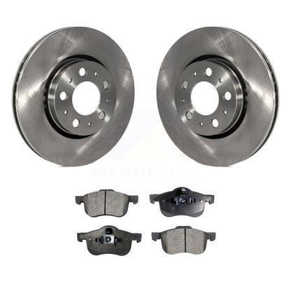 Kit de rotors de frein à disque avant et plaquettes semi-métalliques pour Volvo S60 XC70 V70 S80