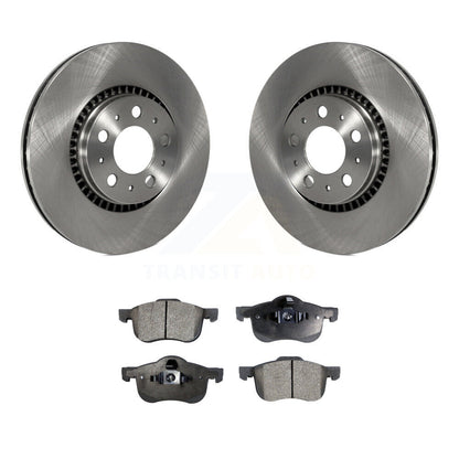 Kit de rotors de frein à disque avant et plaquettes semi-métalliques pour Volvo S60 XC70 V70 S80