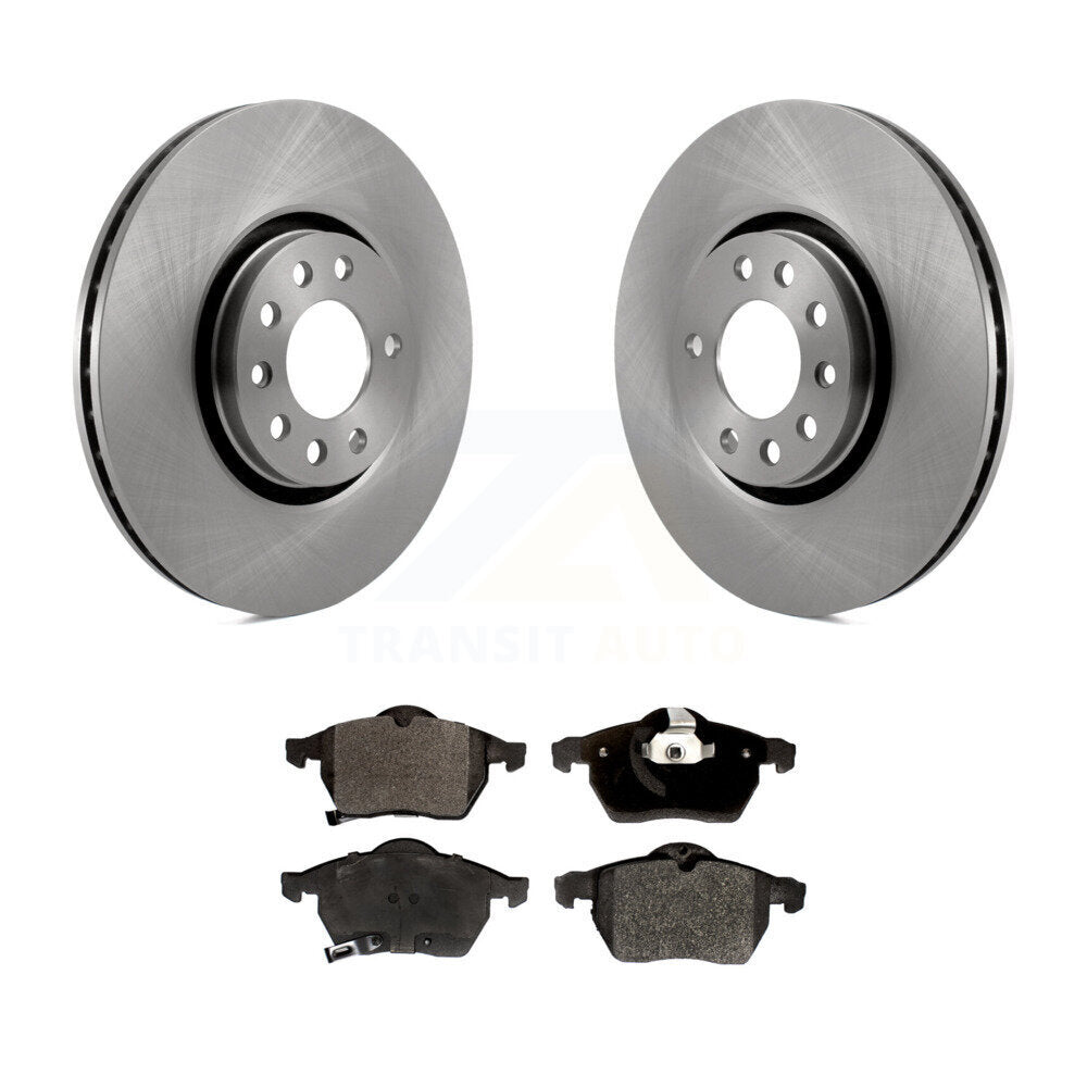 Kit de disques de frein à disque avant et plaquettes semi-métalliques pour Saab 9-3 9-5 K8F-100354