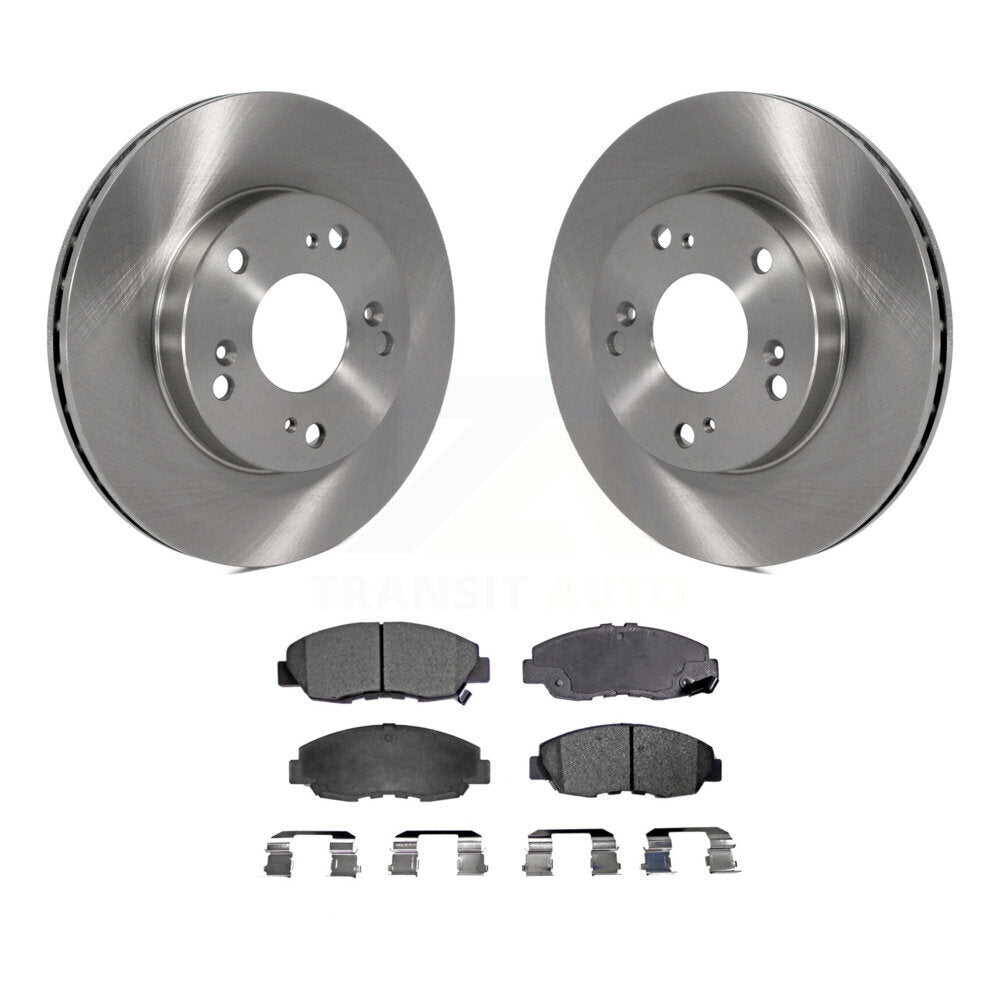 Kit de disques de frein à disque avant et plaquettes semi-métalliques pour Honda Civic K8F-100356