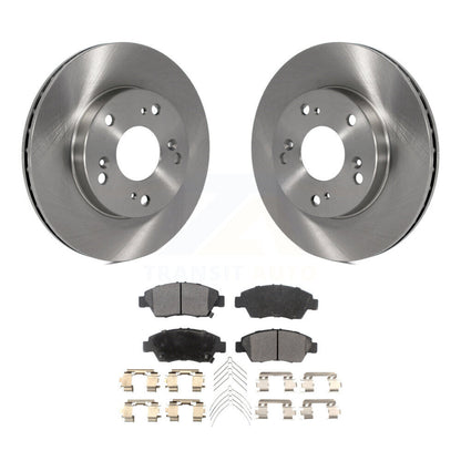Rotors de frein à disque avant et Kit de plaquettes semi-métalliques pour Honda Civic Acura RSX CR-